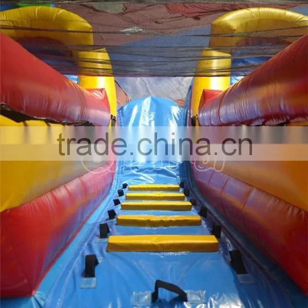 Commercial Grade Double Lane Inflatable Water Slide With Pool photo-3