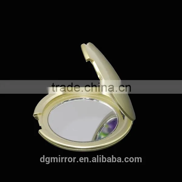 Shabby Chic Hand Mirror, Plastic Foldable Pocket Mirror, Lady Beauty Cosmetic Mirror