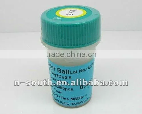BGA Solder Balls 0.45MM 250K Pc/BOTTLE Environmental (lead-free) Ball