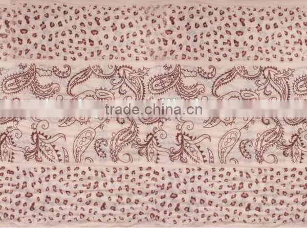 Leopard Paisley Design Hot Selling 100 Cotton Hijab photo-3