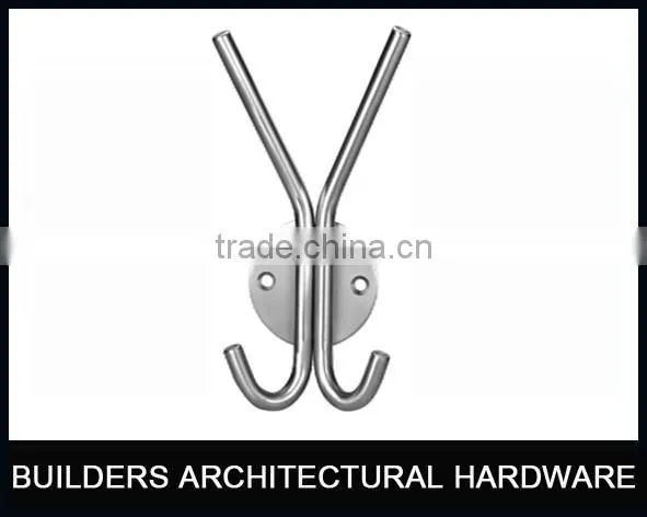 Double Feet Stainless Steel 304 Clothes Hook