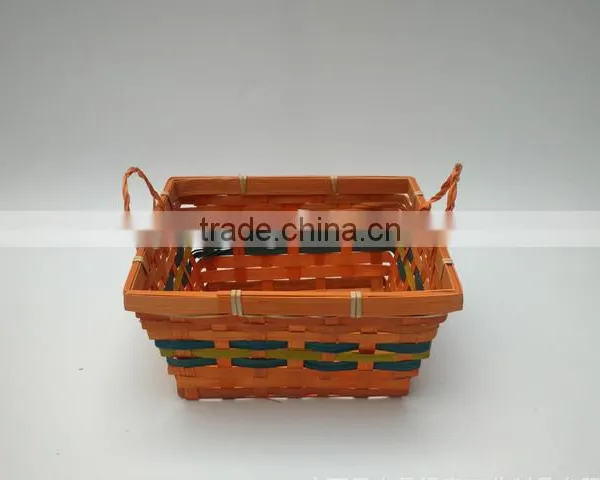 Colorful Bamboo Storage Basket photo-6