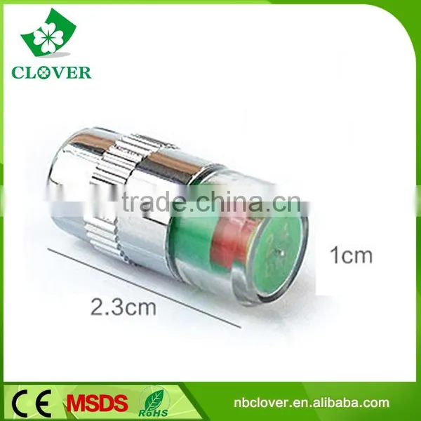 36PSI 2.4 Bar 4Pcs Car Tire Pressure Monitoring Air Alert Chromed Metal Car Tire Valve Caps Quality Choice photo-4