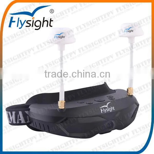 C714 FLYSIGHT FPV Goggles 5.8GHz Dual Diversity 32CH Receiver With Head-Track, FPV USA photo-3