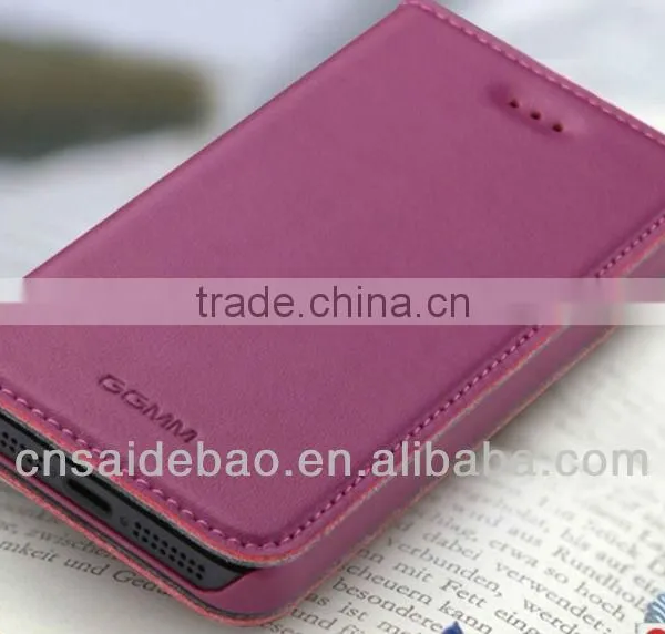 For i phone 5 leather case /pu case