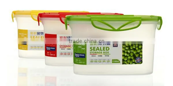 Wholesale Lockable Lid Plastic Storage Boxes 1150ml photo-3