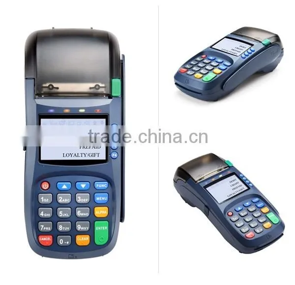 GPRS CDMA Wireless Handheld POS Terminal With SIM Card With Printer and Magnetic Card IC Card Reader photo-3