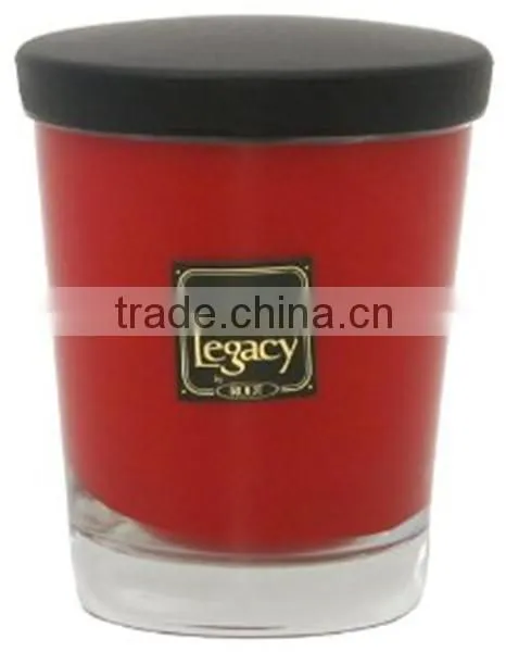 Fashion Design Pillar Soy Wax Candle With Lid photo-6