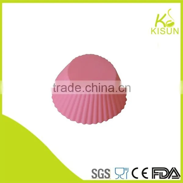 Colorful Silicone Roundness Shape Cupcake Mould photo-3