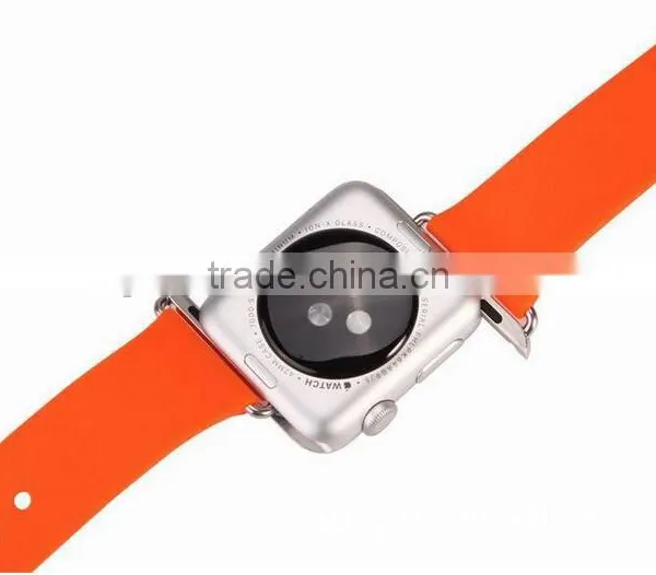 Wholesale for Apple Watch Silicone Band With Metal Adapter, Express photo-4
