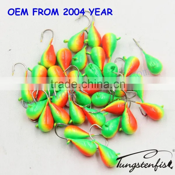 Custom Jigs Tungsten Tear Drop Ice Jig photo-2