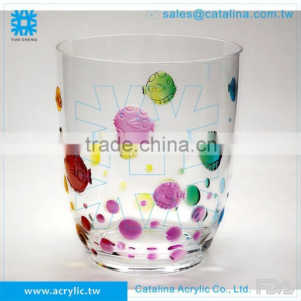 Hand Made Line Design Acrylic Hotel Bathroom Waste Bin photo-5