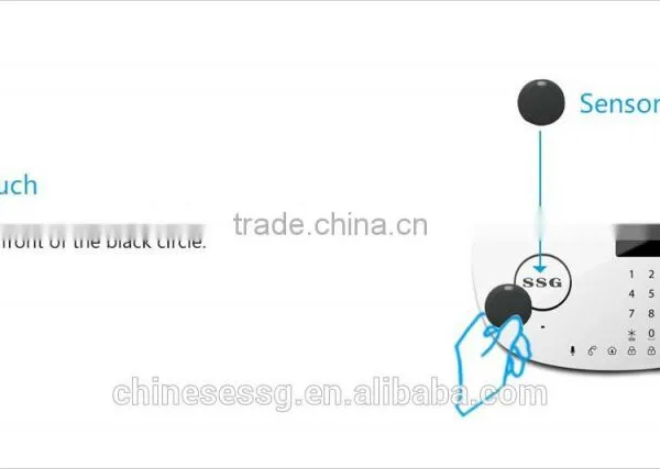 Wireless Smart Touch Keypad Alarm System With Pstn+gsm Dual Network Communication photo-5