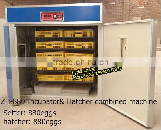 New Type 880 Chicken Incubator With CE,setter&hatcher Combined Egg Incubator From Lydia photo-2