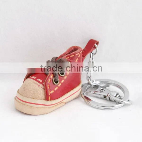 Handmade Leather Shoe Key Chain