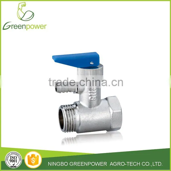Brass Electric Heater Safety Valve