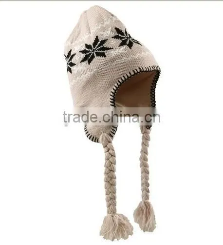 Free Knit Pattern For Hat Earflaps In Winter Make You Warm photo-2