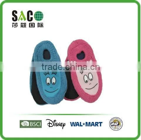 Face Pattern Colourful Acrylic Home Shoes With Leatherette Sole photo-3