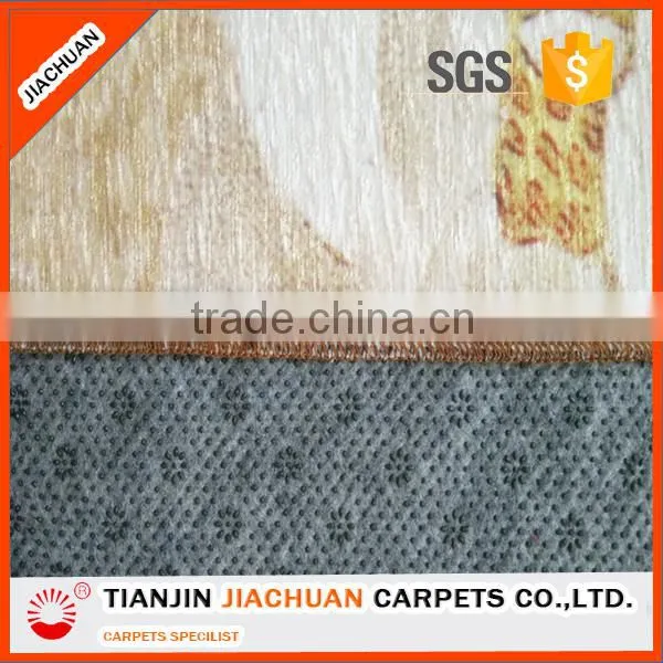 Floral Pattern Jet Printing Polyester Carpet photo-5