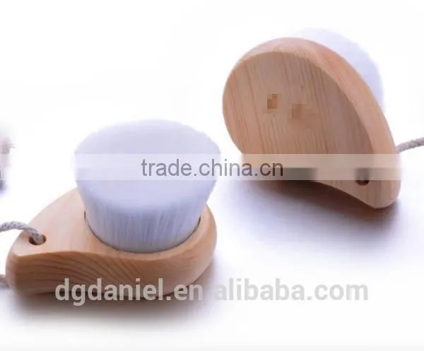 Fashion Wooden Cleansing Facial Brush ,white Face Brush With Synthetic Hair photo-6