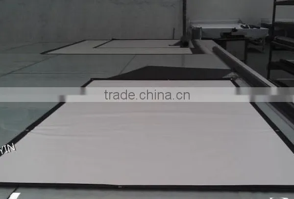 100 Inch 16:9 Ratio Manual Fabric Projection Screen Projector Screen photo-2