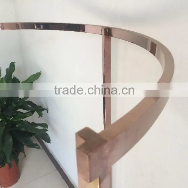 Rose Gold Steel Clothing Display Rack/good Quanlity Steel Display photo-3