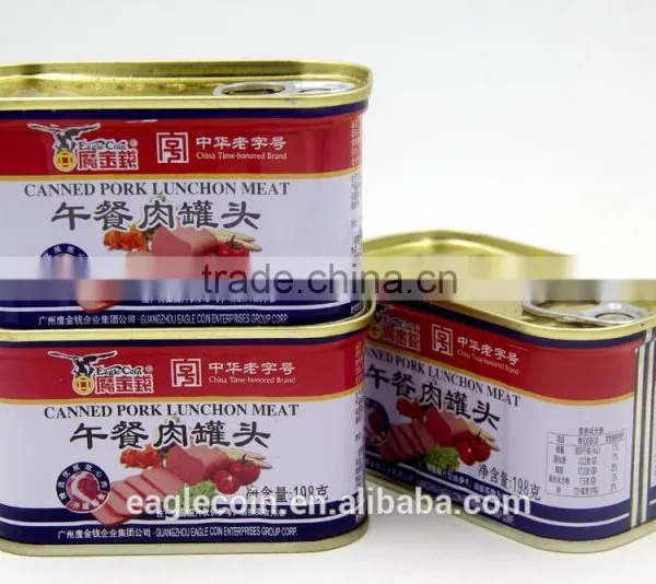 Canned Pork Luncheon Meat ISO HACCP 198g Pork Meat photo-4