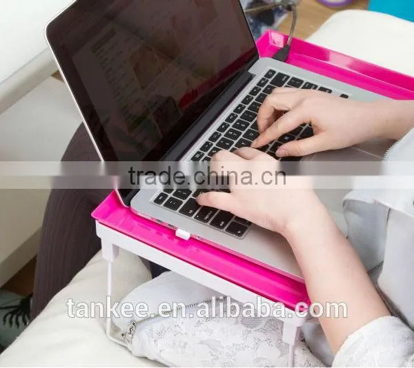 New Products 2016 Miniature Removable Picnic Table Portable Bed Knee Lap Table Computer Laptop Table photo-2