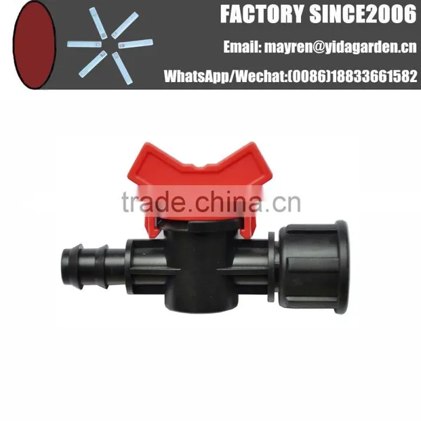 HDPE Pipe Fittings Barb Female Thread Valve