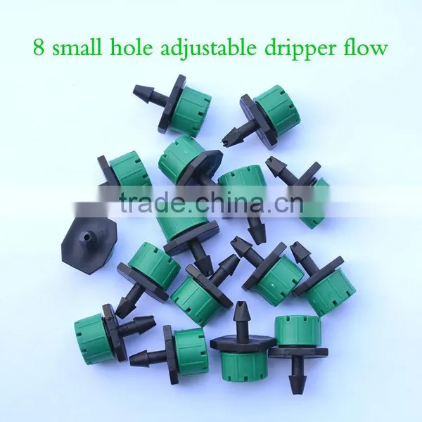 Drip Irrigation System 8 Small Holes Adjustable Flow Dripper photo-5