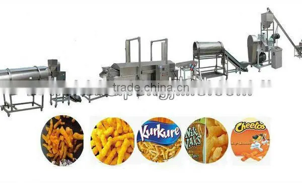 Made in China Automatic NIk Naks Extruder Machine/Kurkure Production Line photo-2