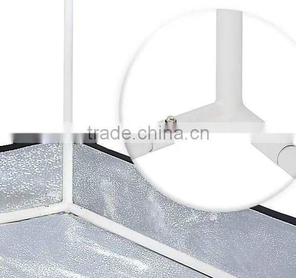 HYDROPONICS DARK GROW ROOM GROW TENT 150 X 150 X 200 DARKROOM MYLAR LINED NON TOXIC photo-3