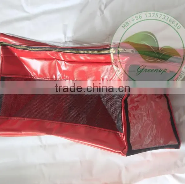 Eco-friendly Elegent Transparent PVC Zipper With Handle Luggage Bag photo-2