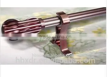 All Kinds of Colors Aluminum Anodized Profile Curtain Rod With End Cap photo-3