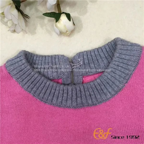 Long-style Sweater With Cats Jacquard photo-3