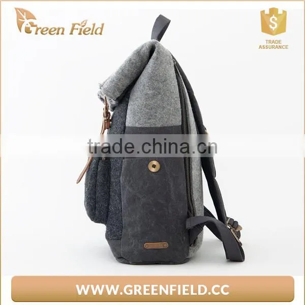 Felt Laptop Backpack Men's Felt Laptop Backpack photo-2