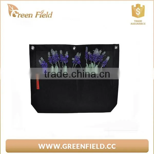 Black Color Felt Planter Wall Hanging Bags photo-4