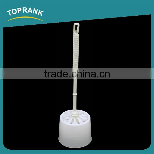 Toprank Amazon Hot Selling Plastic Cleaning Flush Toilet Brush Set Bristle Toilet Brush With Holder photo-2