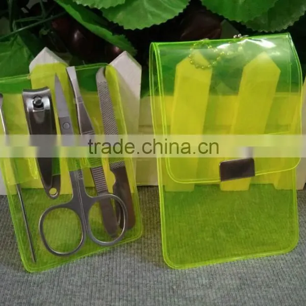 Cheap Manicure Tool Nail File Set in Pvc Pouch/manicure Set Wholesale photo-2