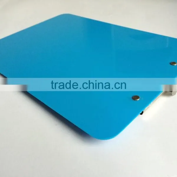 PP Stationery Plastic Clip Board,mini FC Size Clipboard photo-2