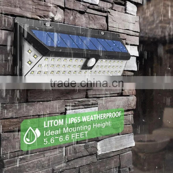 600lm 54 LED Waterproof Motion Sensor Solar Grow Light Led photo-5