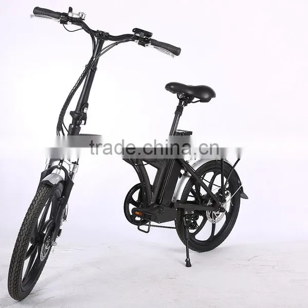 New Design 20 Inch Folding Electric Bike One-piece Wheel Electric Bike photo-2