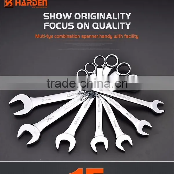 Combination Spanner Different Size Chrome Vanadium Harden Spanner Tools Set photo-2