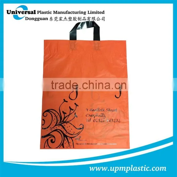 Eco-friendly Disposable Degradable Soft Loop Flexiloop Handle Plastic Shopping Bag photo-2