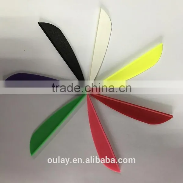1.75" 2" 2.5" Parabolic TPU Plastic Vanes For Bow And Arrows photo-4