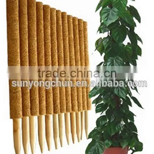 Coconut Pole for Plants & Flowers & PVC Bamboo Pole for Decorative photo-3