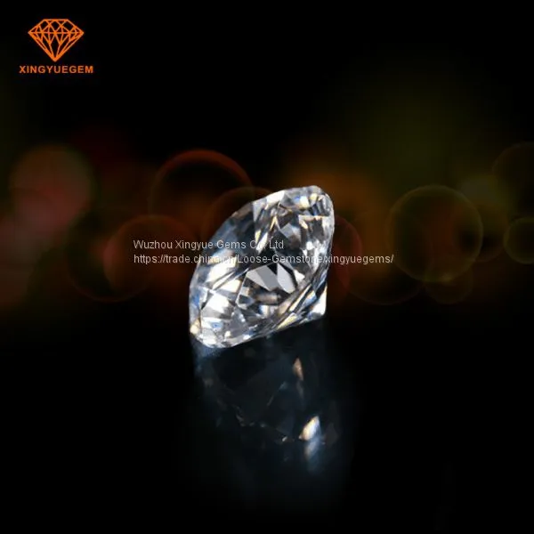 Sparkle White 1 Carat Round Brilliant Cut Loose Moissanite Gems Wholesale by China photo-3