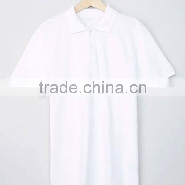 2016 OEM Service Wholesale 100% Cotton 95 Cotton /5 Elastane Uniform Polo t Shirt Polo Polo Shirts Customized Logo photo-2