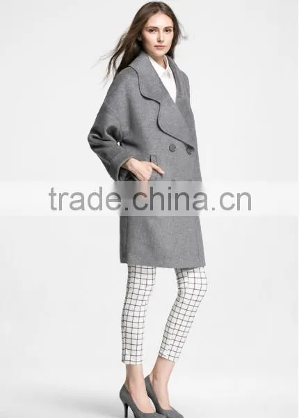 2015 Elegant Beautiful Grey Color Long Sleeve Lady Top Blazer 155374-2 photo-2