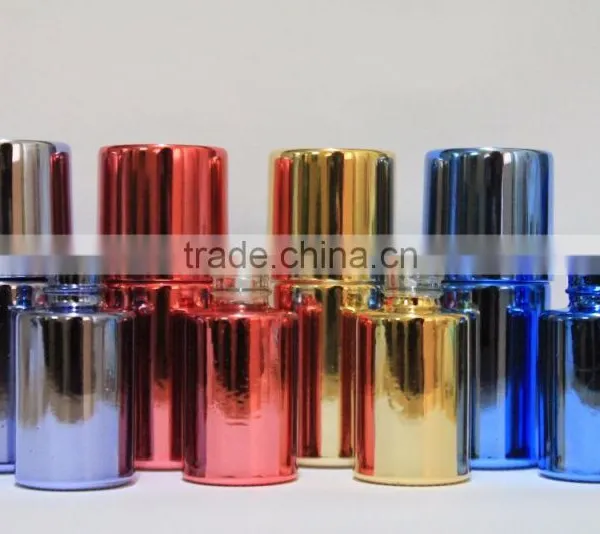 CHROME EMPTY NAIL POLISH BOTTLE photo-2